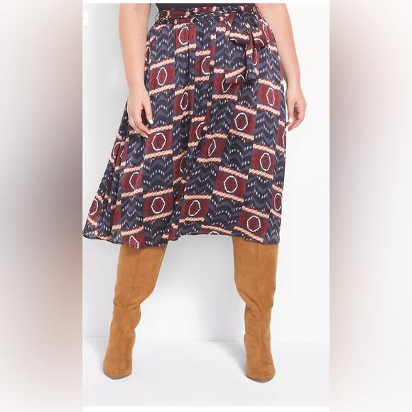 Lane Bryant Dresses & Skirts - Lane Bryant High low skirt with belt size 14